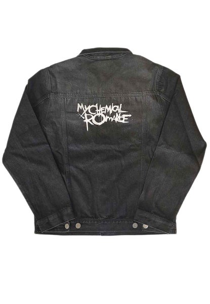 My Chemical Romance Denim Jacket The Black Parade band Logo Official Unisex Carousel 2