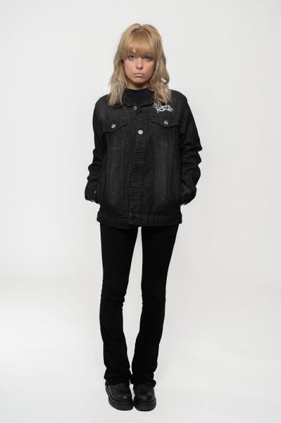 My Chemical Romance Denim Jacket The Black Parade band Logo Official Unisex Carousel 5