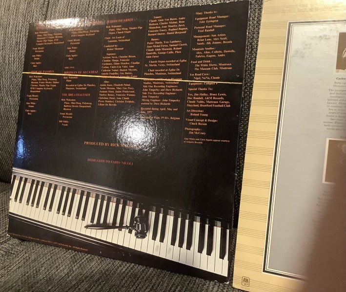 RICK WAKEMAN x2 LPs Criminal Record NM The Six wives VG+ Carousel 2