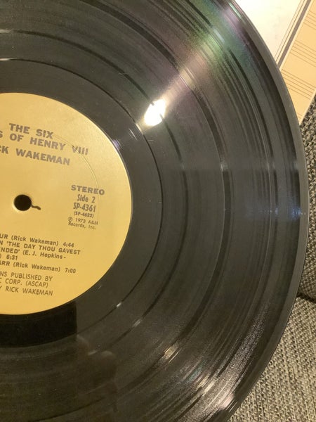 RICK WAKEMAN x2 LPs Criminal Record NM The Six wives VG+ Carousel 9