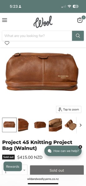 Re:Designed Leather Project Bag RRP$415 Carousel 1