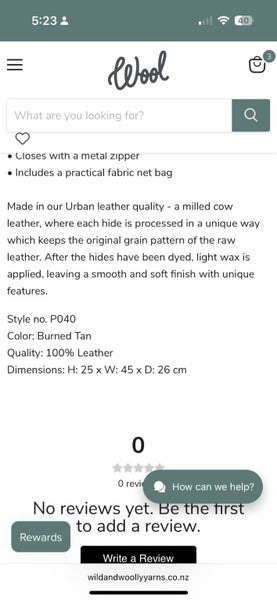 Re:Designed Leather Project Bag RRP$415 Carousel 4