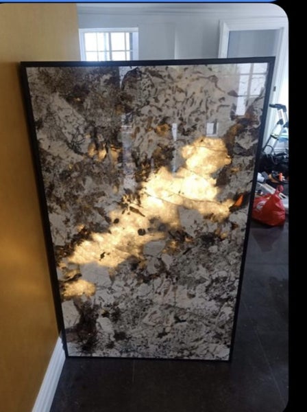Marble Slap bench top - internal lighting - 2000mm x 1130 Carousel 2