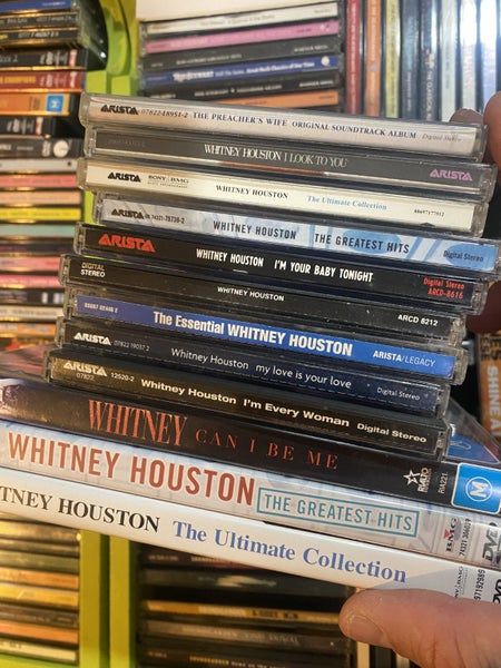 * bulk buy x 13 WHITNEY HOUSTON CDS and DVDS ** Carousel 1
