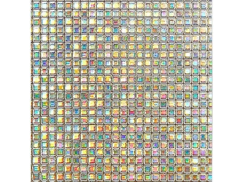 Window Privacy Film Rainbow Window Clings 3D Decorative Vinyl Stained Glass Carousel 1