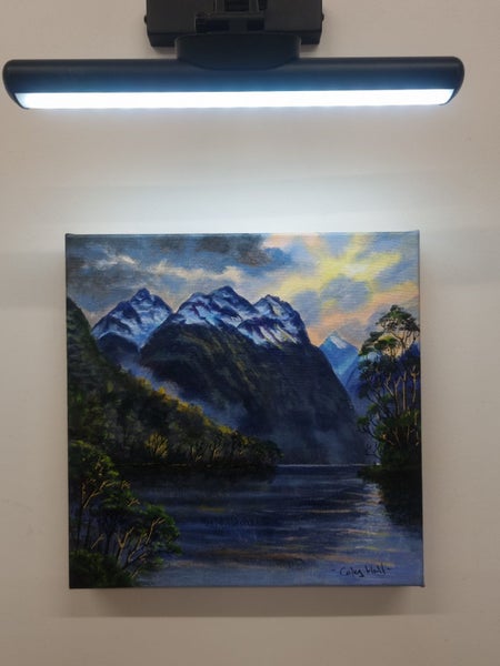 Cathedral Peak Fiordland - Caley Hall Fine Art Original Painting Carousel 2