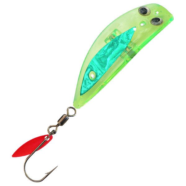 Trout Killer Trolling Lure - Chartreuse Carousel 1