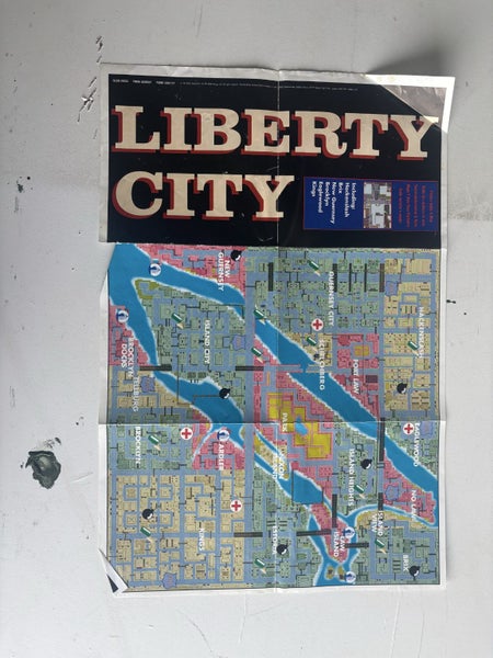 Grand theft auto map poster Carousel 1