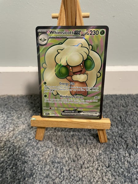 Whimscott Ex Full Art White Flare Pokemon Card Carousel 1