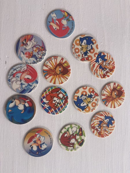 Sonic the hedgehog Pogs Tazos Carousel 1