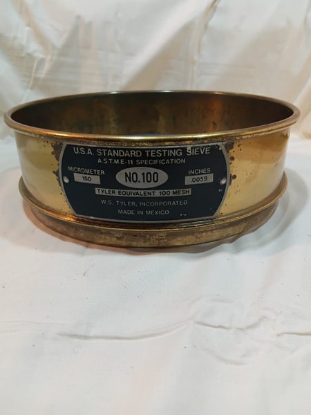 Vintage brass test sieve no 100 Carousel 1