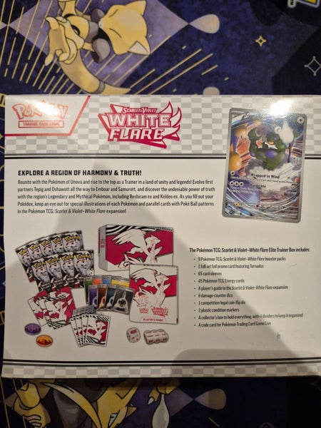 White Flare ETB *SEALED* Carousel 2