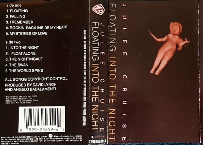 JULEE CRUISE - FLOATING INTO THE NIGHT - 1989 Cassette - Twin Peaks/David Lynch Carousel 2