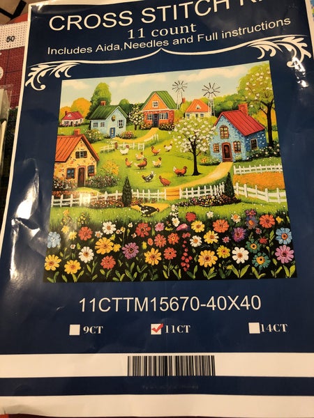 Cross stitch tapestry kit Carousel 1