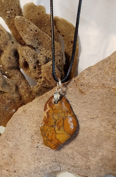 Unique storm agate pendant Carousel 2