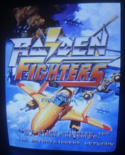 Raiden Fighters Cartridge + Seibu SPI System PCB *WORKING* **SALE** Carousel 1