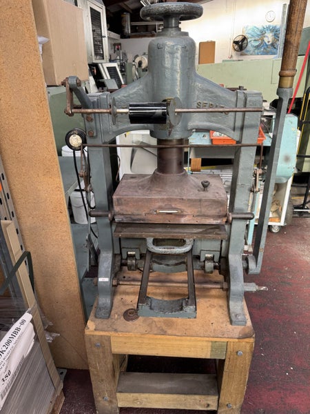 FOR SALE: Marshall Foiling Machine – Letterpress – Made in London Carousel 1