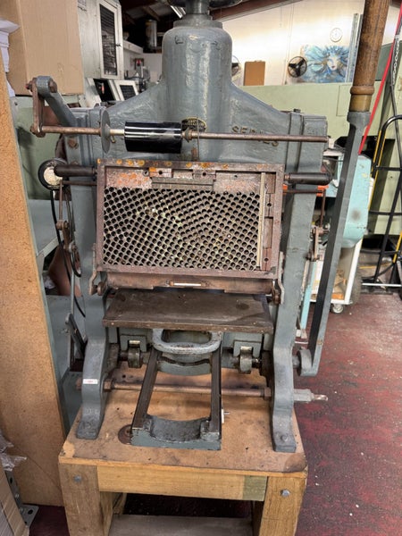 FOR SALE: Marshall Foiling Machine – Letterpress – Made in London Carousel 2