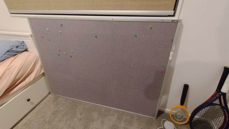 Pin board, aluminium frame, 1450 x 1000mm Carousel 1