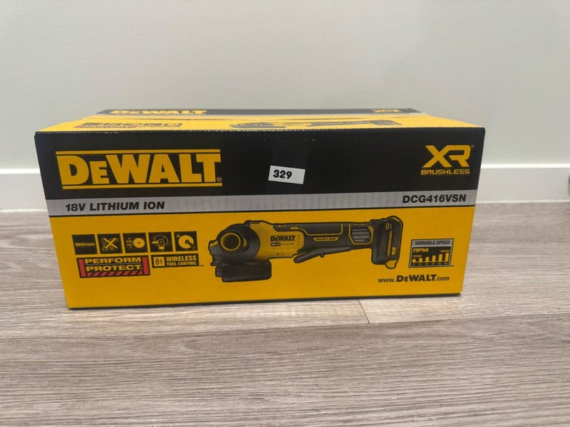 Brand New DeWALT 18V XR FlexVolt Advantage Variable Speed Grinder DCG416VSN-XJ Carousel 1