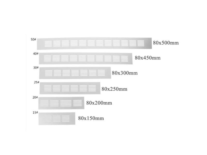 Wall Air Ducting Ventilation Grille Cover Cabinet Aluminum Alloy Perforated Carousel 1