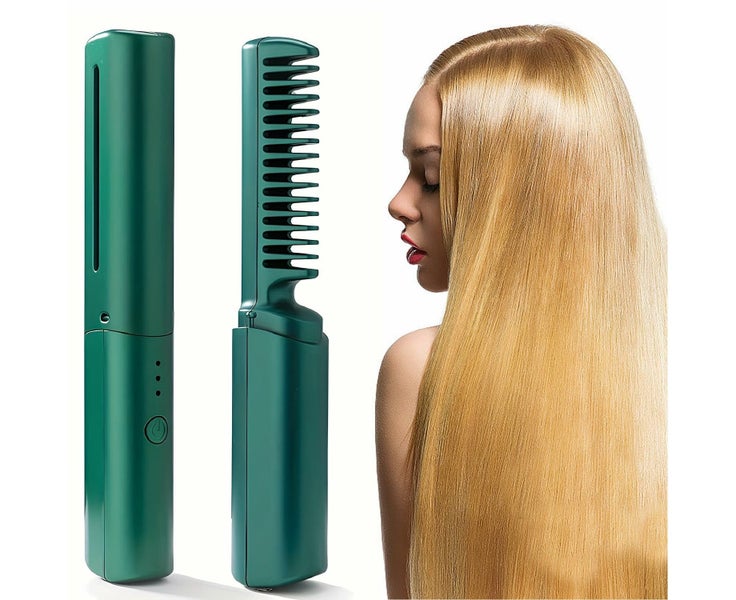 Hair Straightener Cordless Straightener, Portable Flat Iron for Hair, USB-C R Carousel 1
