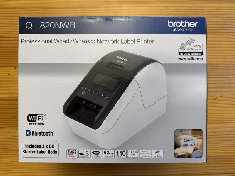 Brother QL820NWB - Wifi and Bluetooth Label Printer - New Carousel 1