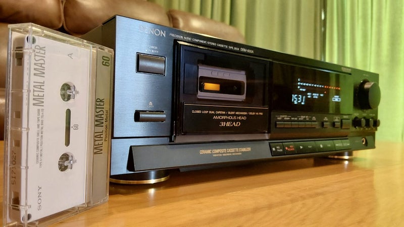 Serviced Top of the line, Denon 3 Head Cassette Deck, DRM-800A, Dual Capstan Carousel 2