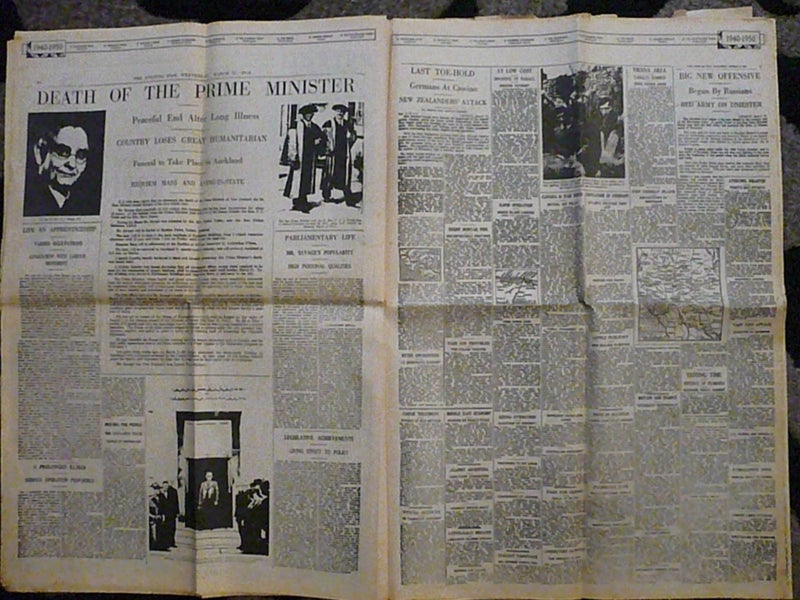 Vintage NZ Newspaper 1970 Memorabilia Edition Carousel 6