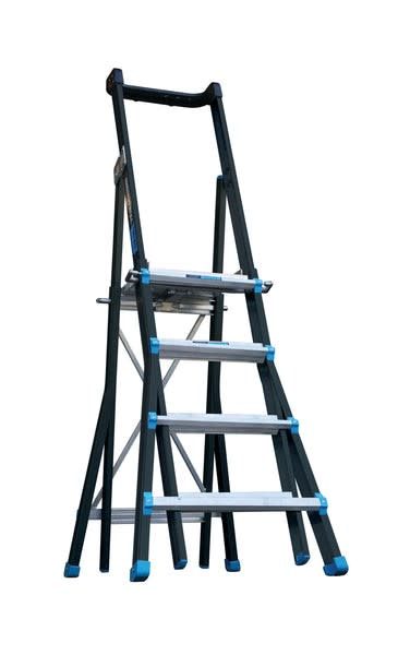 Easy Access Telescopic Fiberglass Platform Ladder 4 - 7 Step Carousel 1