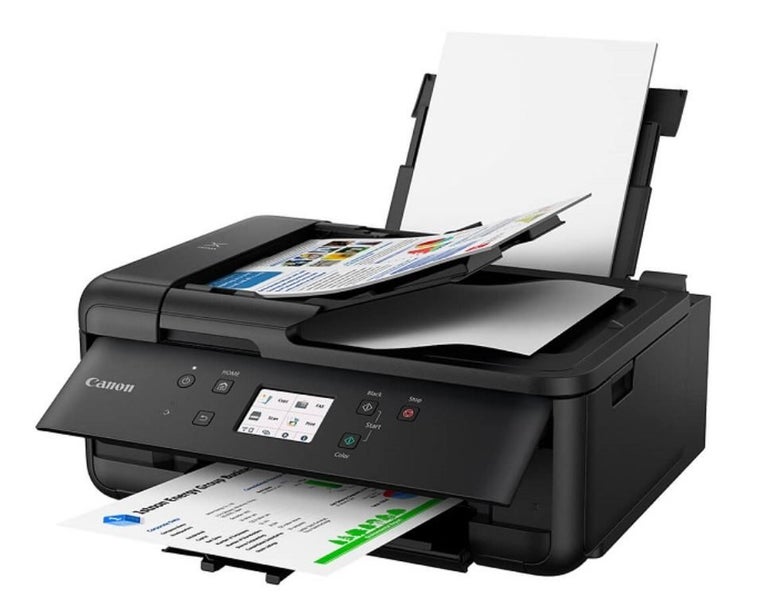 Canon Printer Wireless Inkjet TR7760 Print Copy Scan Duplex Printing Easy Set Up Carousel 1