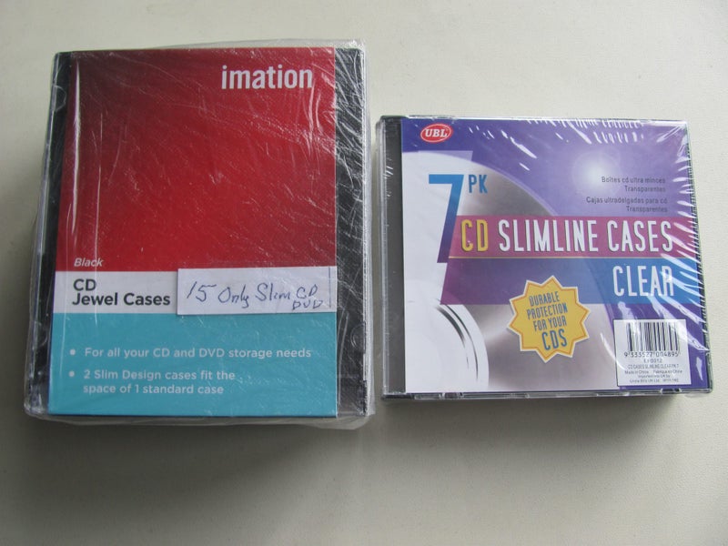 CD Slimline storage cases*Total 0f 22 Brand New Unopened Carousel 1