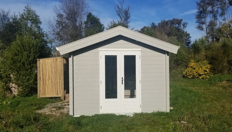 Newly Pre-built and Painted (Interior/Exterior Walls/Ceiling) SheShed Carousel 1