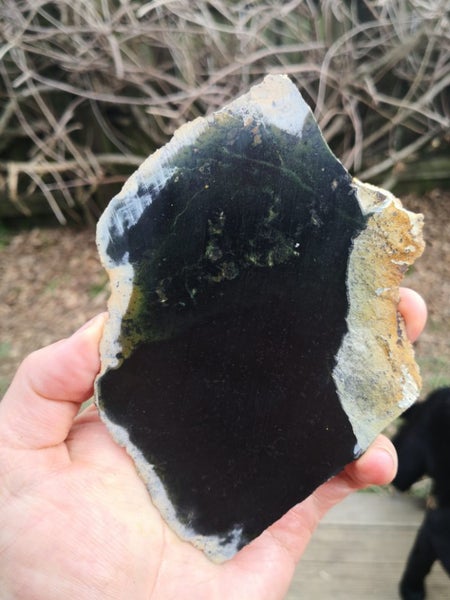 $1 reserve Pounamu greenstone carving slab Carousel 1
