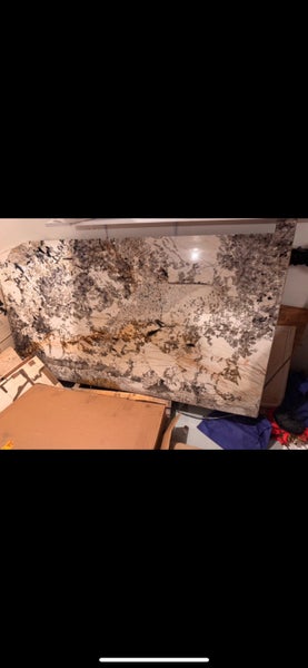 Marble Slap bench top - internal lighting - 2000mm x 1130 Carousel 1
