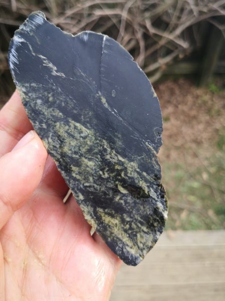 $1 reserve Pounamu greenstone carving slab Carousel 1