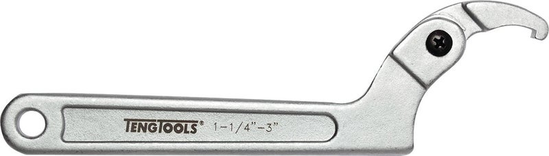 Teng (32-75mm / 1.1/4-3" Cap) Hook Wrench (Each) Carousel 1