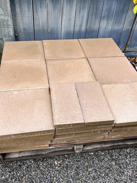 30 x 400x 400 x 40 Walnut Flagstone Walnut Pavers 400x400x40 Carousel 1