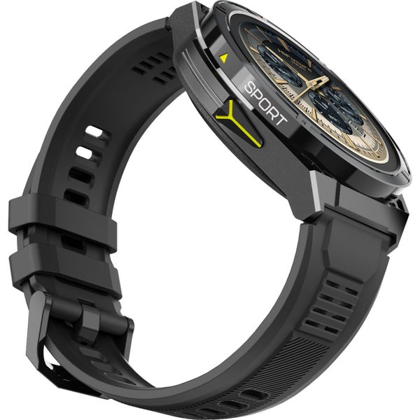Smart Watch Hi Future Black & Yellow 1.43" Amoled Display Fitness Monitoring Carousel 2