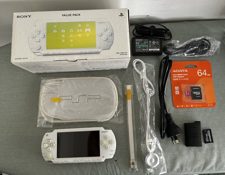PlayStation Portable (PSP) 1000 – Ceramic White (Boxed) | 64GB | Complete Bundle Carousel 1