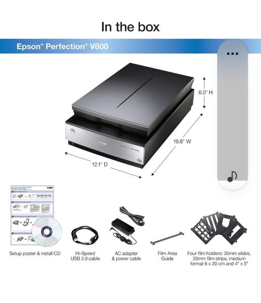 Epson Perfection V800 Photo Scanner Carousel 2