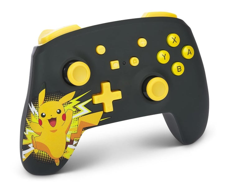 Nintendo Controller PowerA Wireless Pikachu Ecstastic Packed With Features63615441314051112