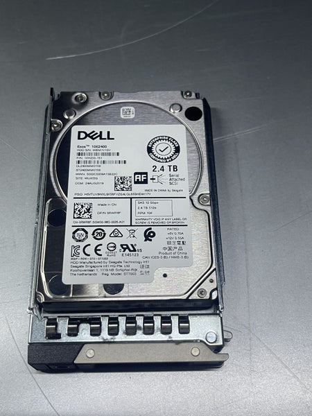 Dell RWR8F 2.4TB 10K SAS 2.5" 12Gbps HDD Hard Drive ST2400MM0159 0RWR8F w/ Gen14 Carousel 1