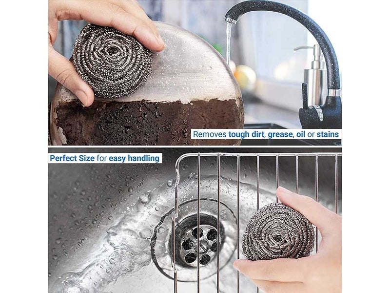 Stainless Steel Scrubber 3PCS Carousel 11