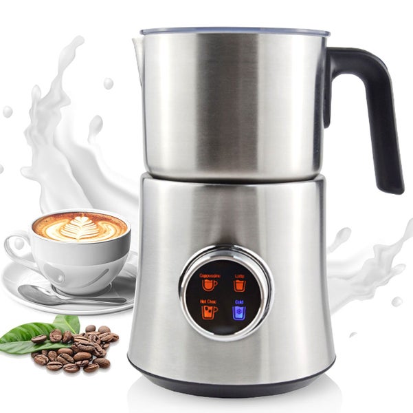 Milk Frother 4 in 1 Milk Frother and Steamer, Automatic Warm and Cold Foam Maker Carousel 2