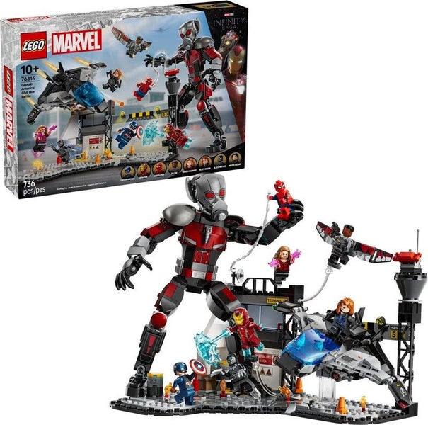 LEGO Super Heroes 76314 Captain America: Civil War Action Battle Carousel 1