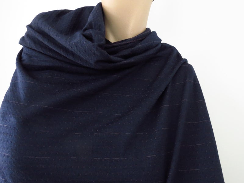 1m Navy Pink Stripe Star Eyelet 98.7% Merino 1.3% nylon- lightweight for summer Carousel 1