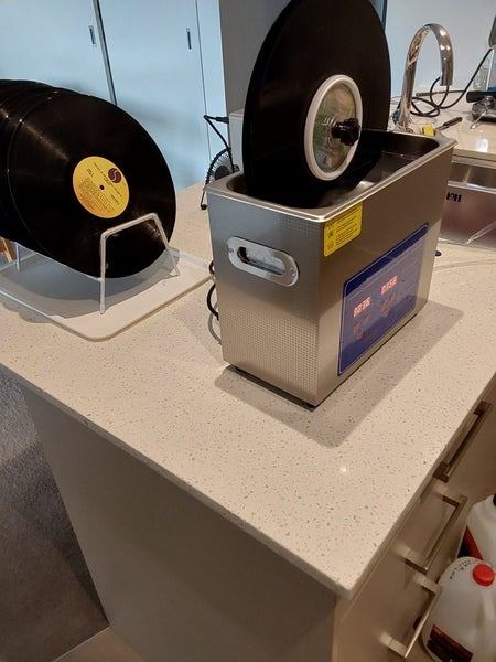 Ultrasonic Vinyl Record Cleaner Kit Carousel 7