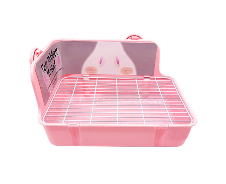 Rabbit Litter Box Bite Resistant Stability Compact Small Animals Litter Beddi Carousel 1