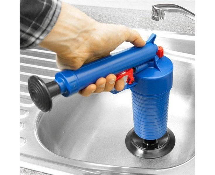 Drain blaster air Powered plunger gun, High Pressure Powerful drain clog remo Carousel 1
